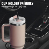 40oz Stainless Steel Tumbler with Insulated Handle