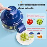 Portable Automatic Electric Fruit Peeler, Grape Peeling Machine, Electric Garlic Peeler, Multifunctional Automatic Fruit & Vegetable Peeling Machine