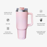 40oz Stainless Steel Tumbler with Insulated Handle