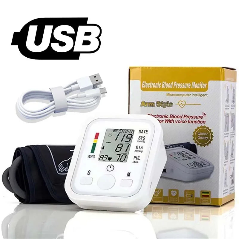 Electronic Arm High-Precision Blood Pressure Measuring Device