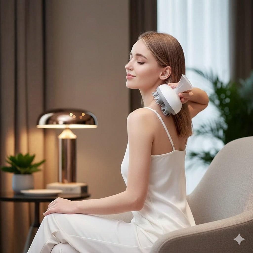 Electric Scalp Massager – Deep Relaxation & Hair Care Tool