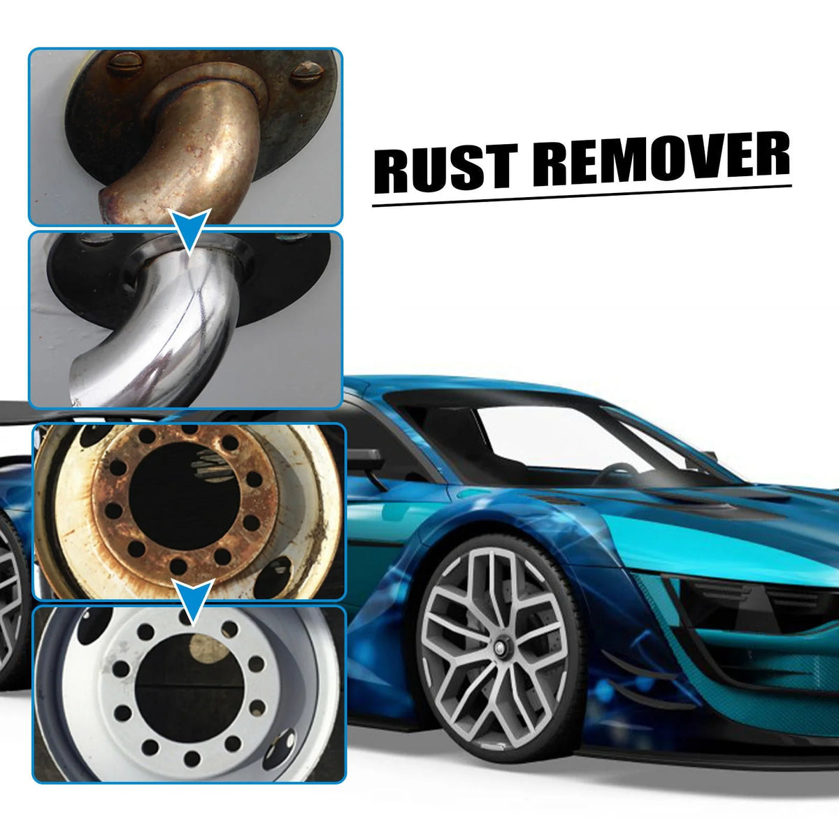 🛠️ Homonth Rust Remover – Powerful Multi-Purpose Metal Cleaner